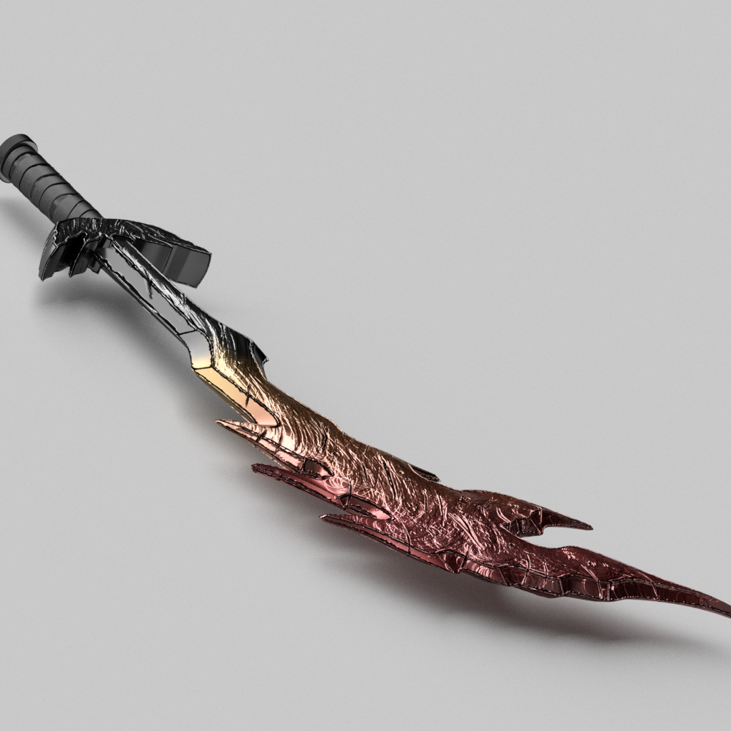 Fire Sword by CCail | 3DOcean